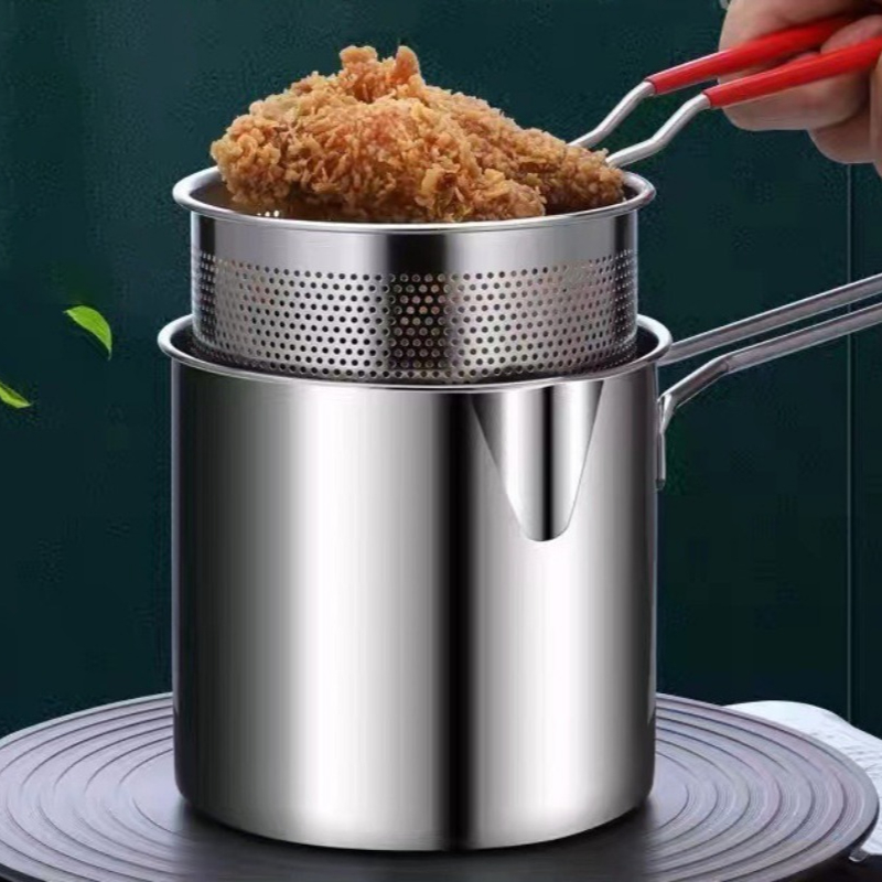 Rice Cooker - Fritteuse aus Edelstahl 304, mit Bratkorb,