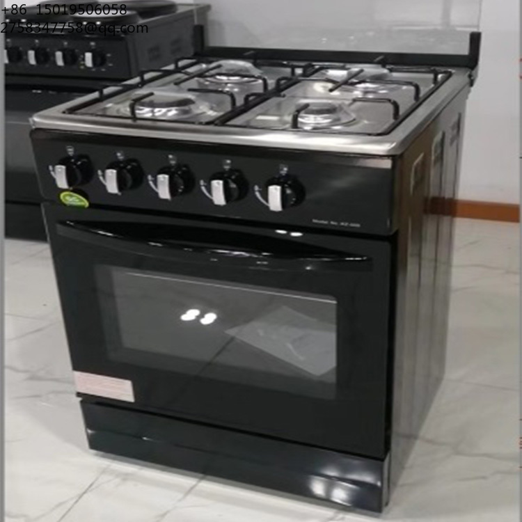 Induction Cooker - Freistehender 4-Gas-Brenner Induktions-Elektroherd Intelligenter Edelstahl-Herd LPG-Gas