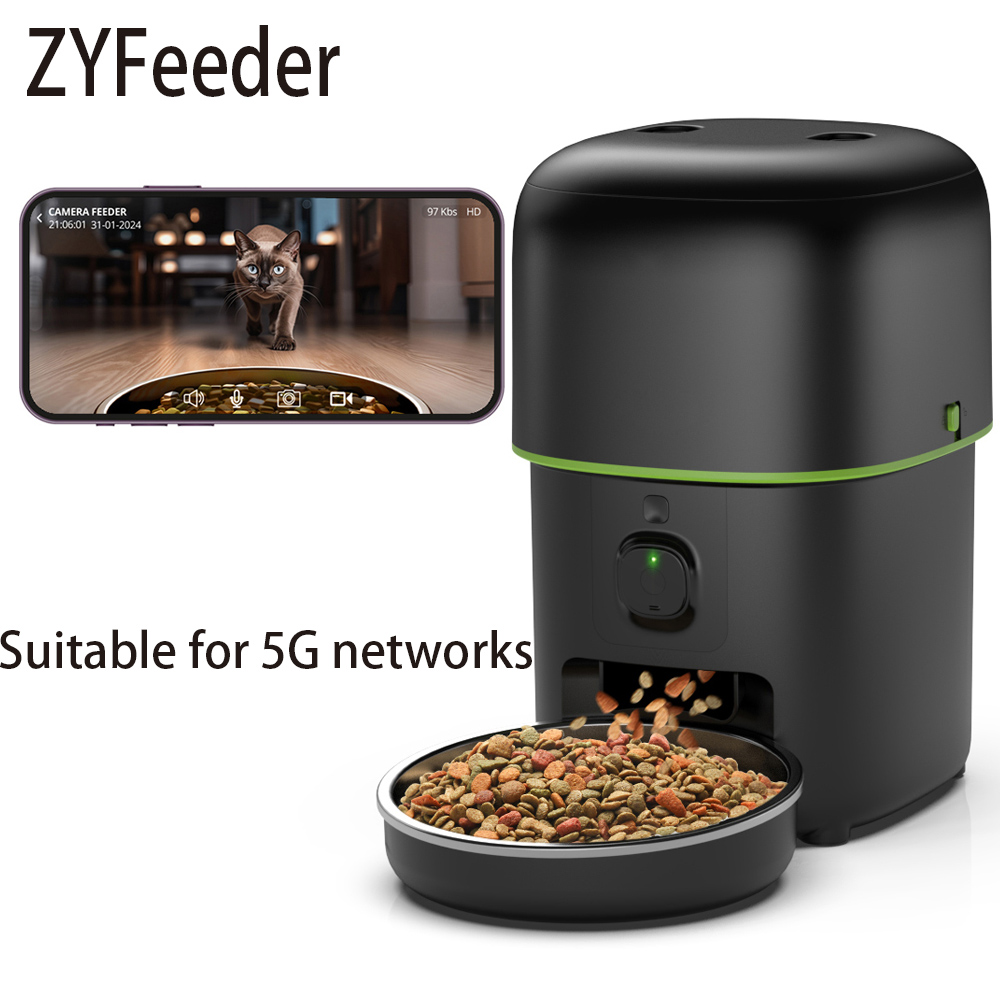Kitchen Appliances Video - 2L 5G Kamera Pet Feeder Automatische