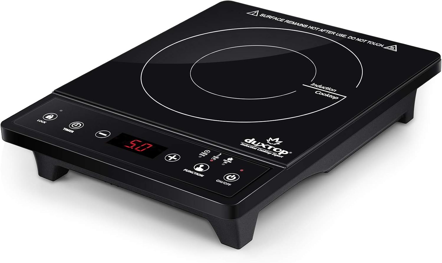 Induction Cooktop Portable - Tragbares Induktionskochfeld, Arbeitsplattenkocher, Induktionskocher mit Timer