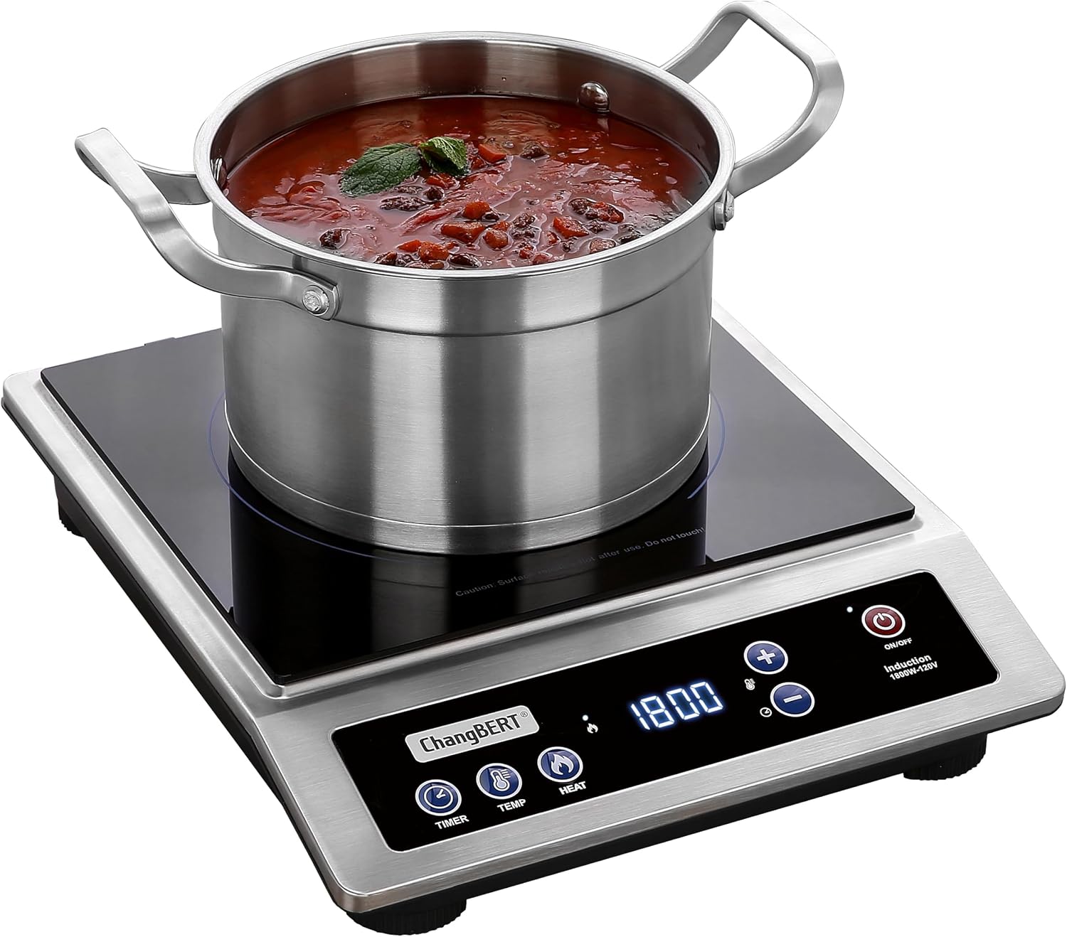 Induction Cooktop Portable - Induktionskochfeld, tragbarer Kocher in Gewerbequalität, große
