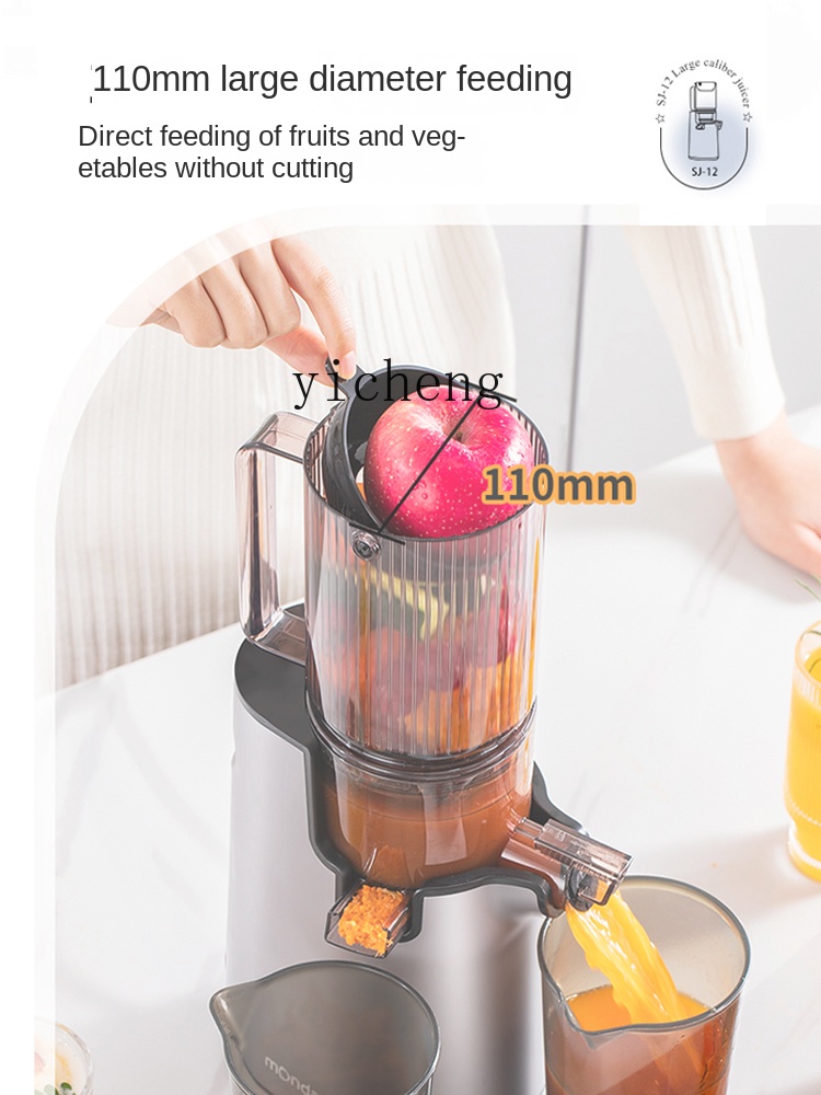 Juicer - cc28 Entsafter Automatische Fruchtfleisch-Saft-Trennung Neuer Haushalts-Entsafter