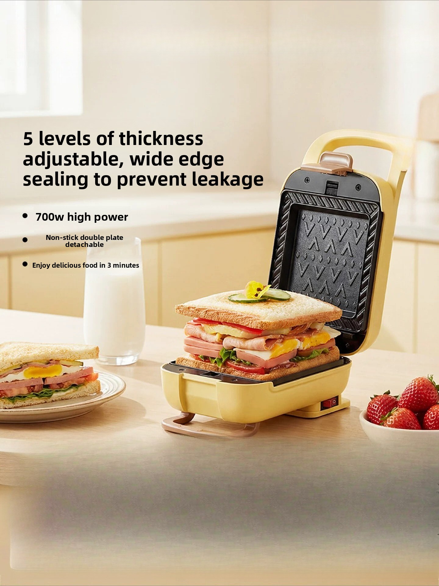 Haushalts-Sandwichmaker mit Ve – Toaster Bewertung und Preis