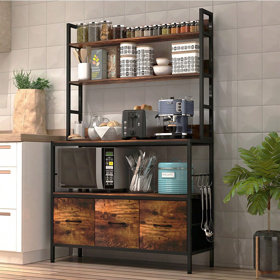 Küchen-Backregal mit 3 Körben, – Microwave Oven Bewertung und Preis