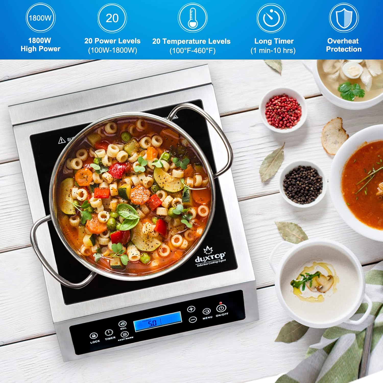 Professionelles Tragbares Indu – Induction Cooktop Portable Bewertung und Preis