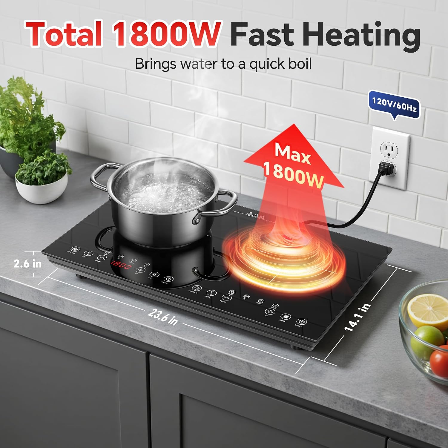 Tragbares Induktionskochfeld m – Induction Cooktop Portable Bewertung und Preis