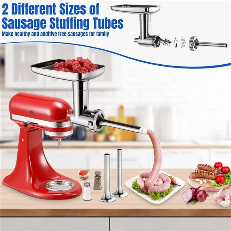 Edelstahl-Fleischwolf-Aufsatz  – Stand Mixer Bewertung und Preis
