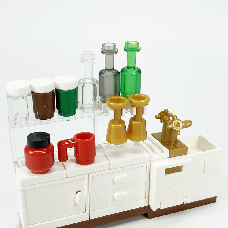 Moc Block kreative Spielzeuge  – Kitchen Appliances Cabinet Bewertung und Preis