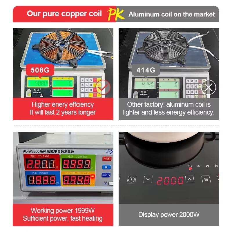 4400W Induktionskochfeld mit 2 – Induction Cooker Bewertung und Preis