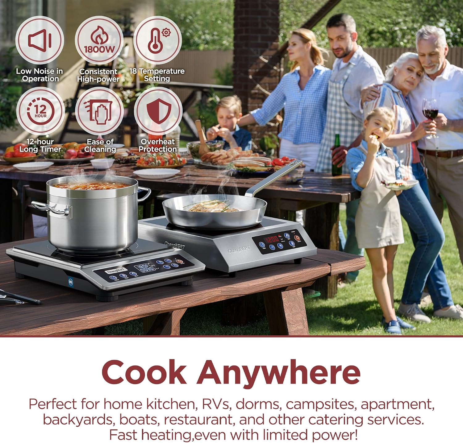 Tragbares Induktionskochfeld V – Induction Cooktop Portable Bewertung und Preis