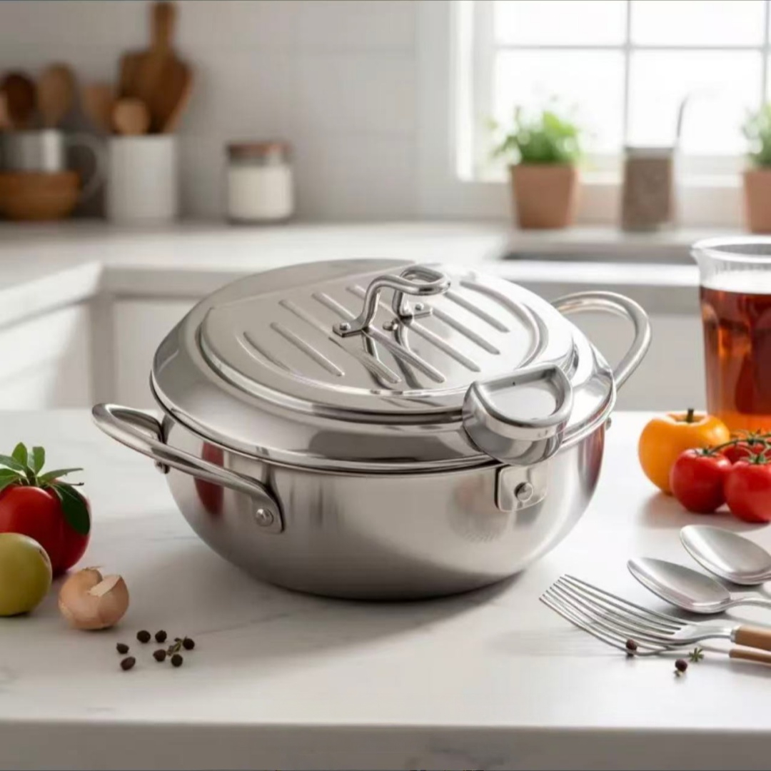 Edelstahl-Bratpfanne mit Decke – Induction Cooker Bewertung und Preis
